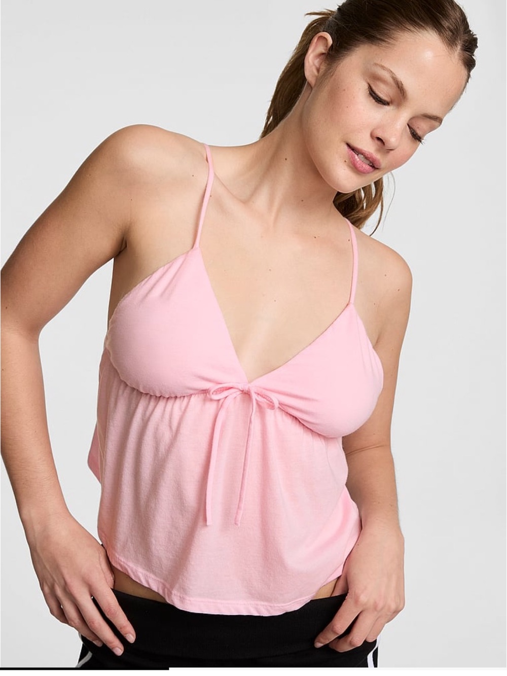 PINK Victoria's Secret Dream Jersey Babydoll Cami
